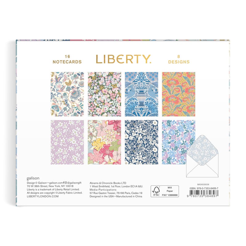 Galison Liberty London - Floral Greeting Assortment Notecard Set Perfect for Any Occasion - Image 3